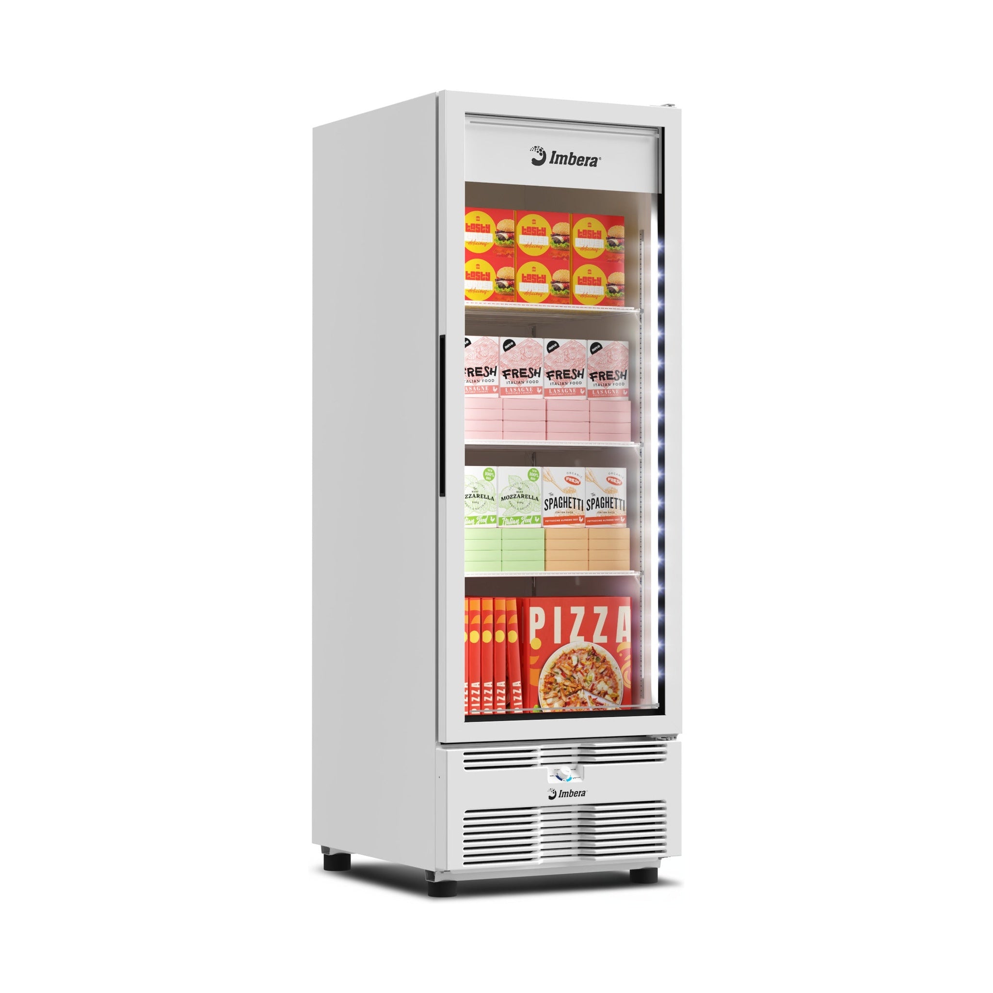 Conservador Vertical Imbera EVZ21-F1 561L 220V freezer tripla ação refrigerador conservador congelador comércio - vista 6