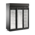 Expositor Auto-Serviço Fricon ACFM 1220 Total Black 220V — Refrigerador Vertical Comercial 1220 Litros 3 Portas de Vidro para Supermercado