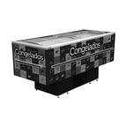 Ilha Expositora Fricon ICED 568 V Preta com LED 568L 220V para supermercado e sorveteria - vista 1