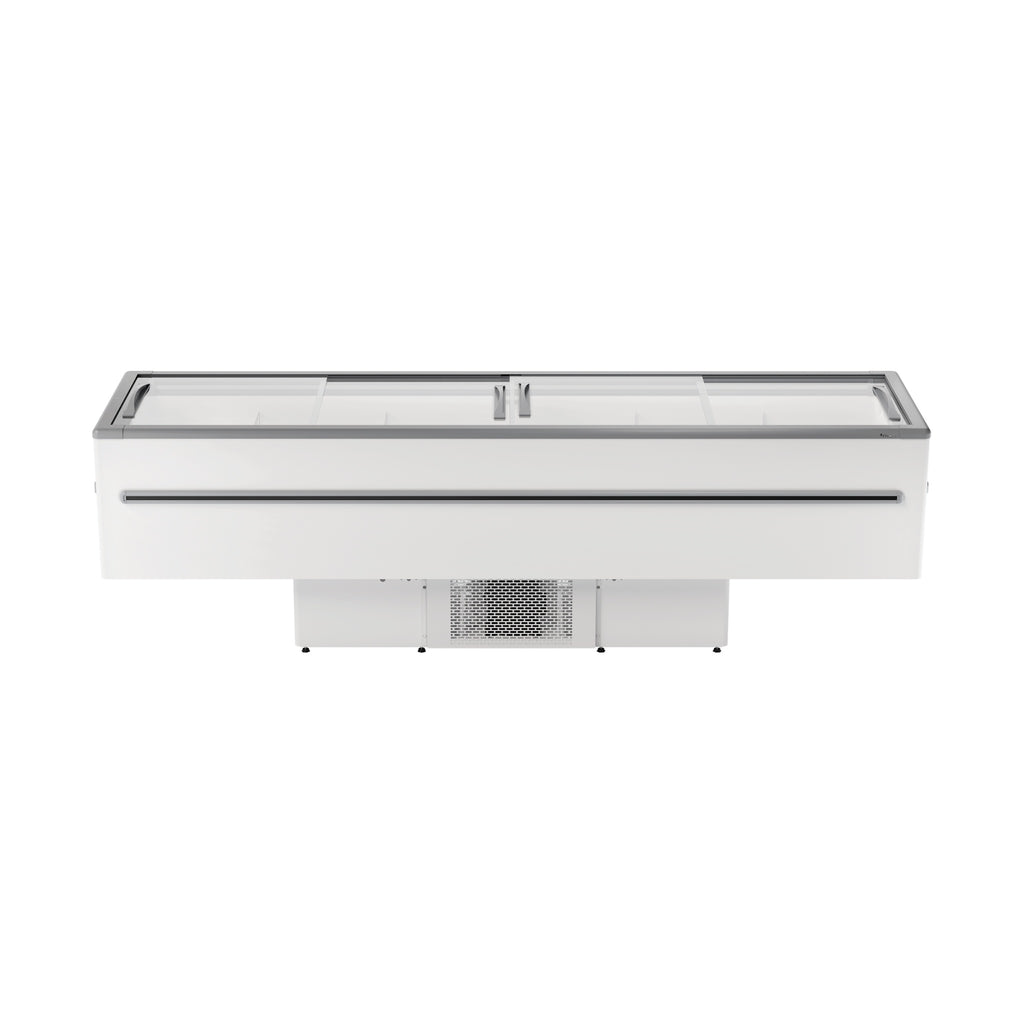 Ilha Expositora Fricon ICED 820 V Azul 820L 220V para supermercado e sorveteria - vista 2