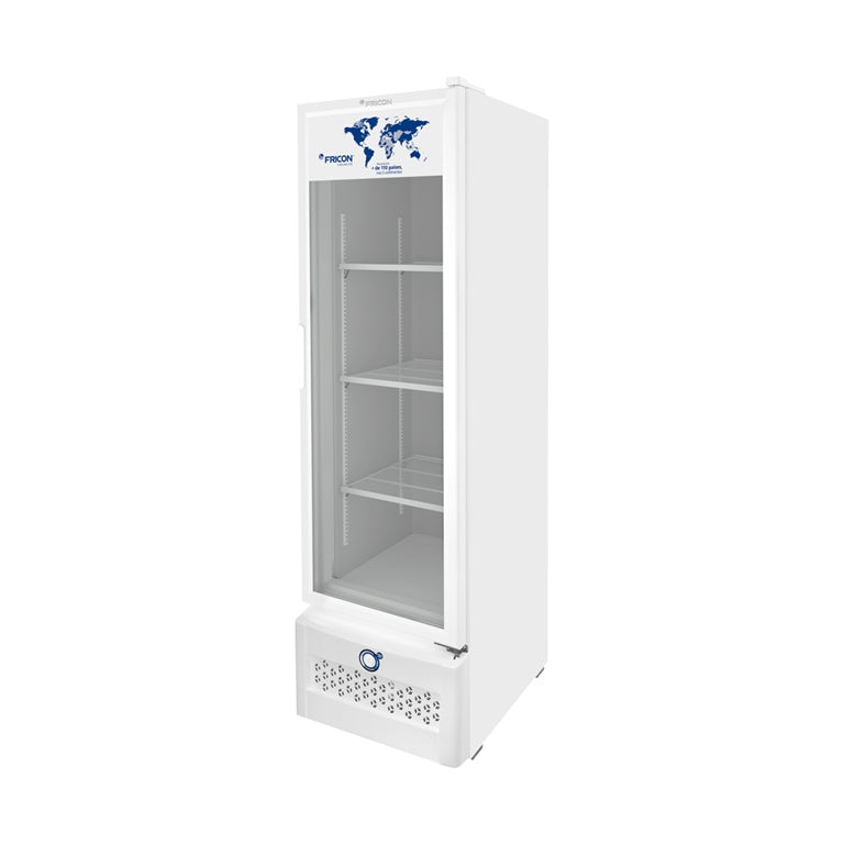 Freezer Conservador Fricon VCET 284 tripla ação porta de vidro branco 284L 220V para padaria e supermercado - vista 1