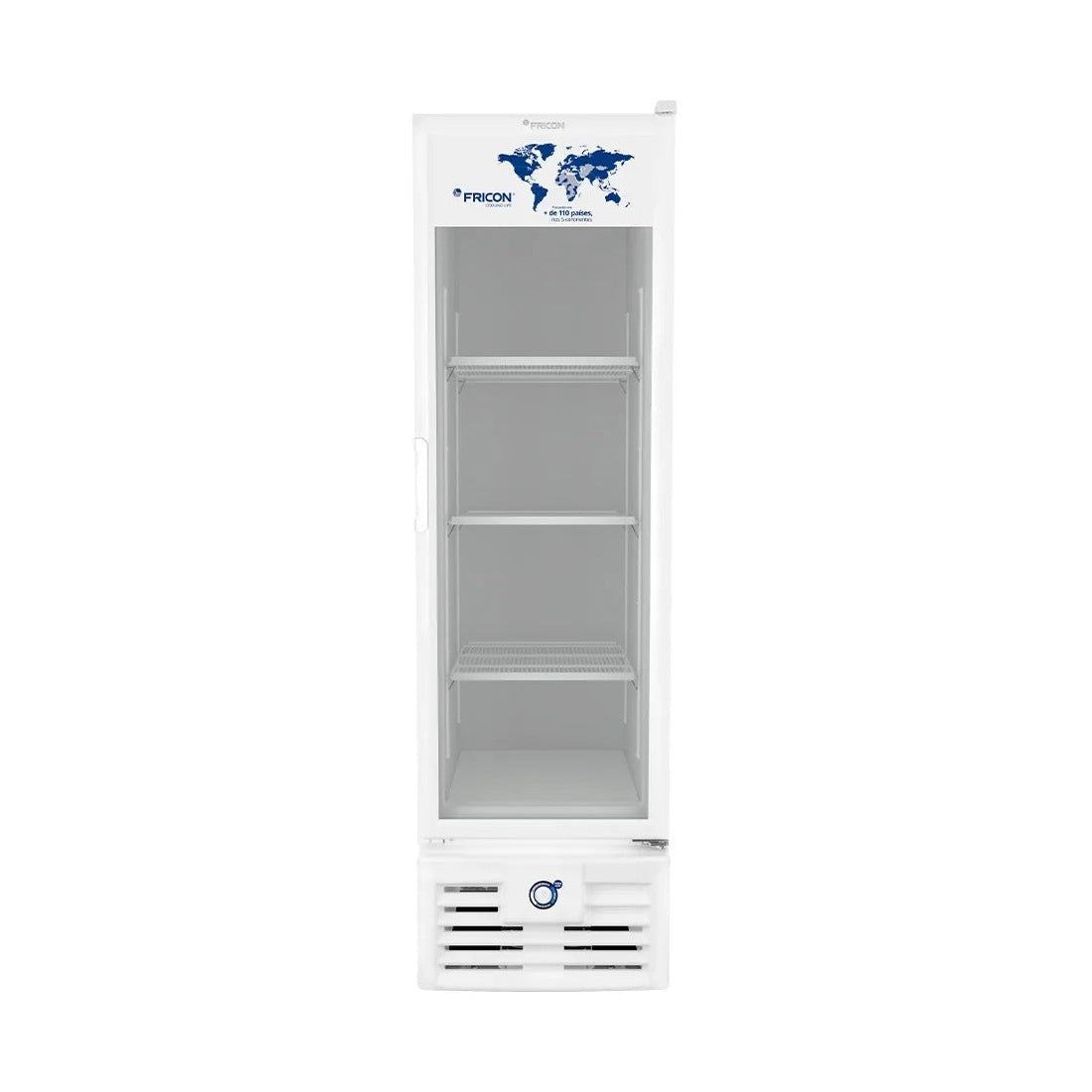 Freezer Conservador Fricon VCET 284 tripla ação porta de vidro branco 284L 220V para padaria e supermercado - vista 4