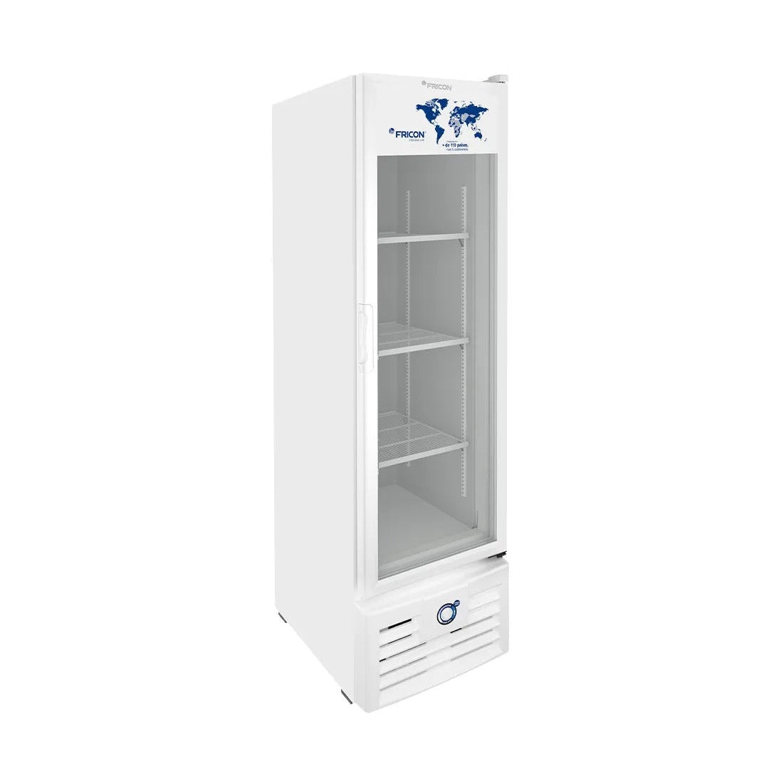 Freezer Conservador Fricon VCET 284 tripla ação porta de vidro branco 284L 220V para padaria e supermercado - vista 5