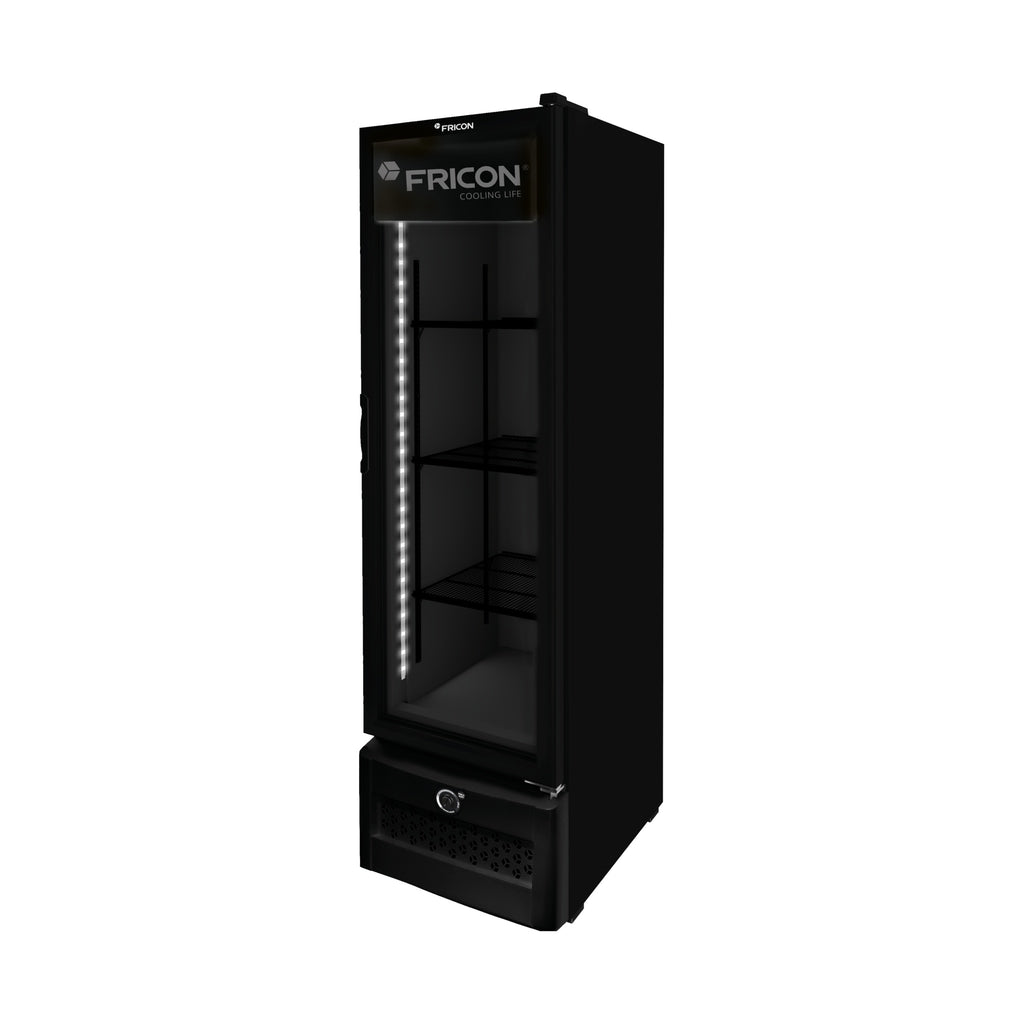 Freezer Conservador Fricon VCET 284 tripla ação porta de vidro preto 284L 220V para padaria e supermercado - vista 2