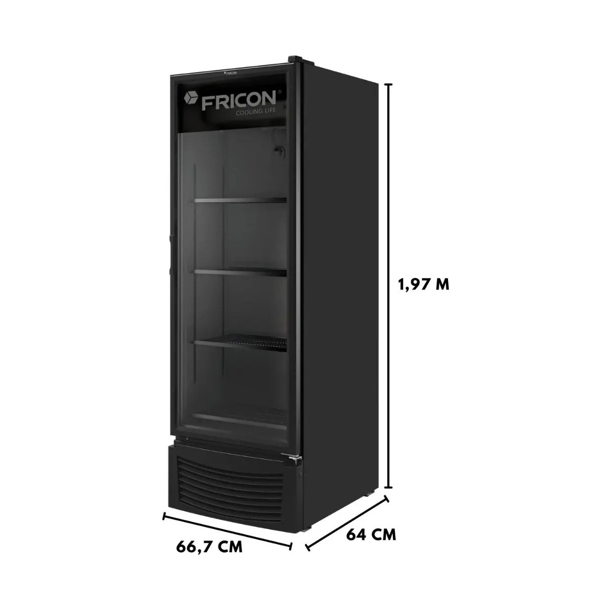 Cervejeira Vertical Fricon VCFC 569 V Total Black 220V - vista 4
