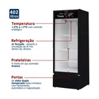 Expositor Vertical Fricon VCFM 402 V Preto 220V - vista 6
