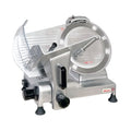 Fatiador Urano SM 300 semiautomático 220V vista frontal com lâmina inox 300mm e carro deslizante em alumínio injetado
