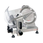 Fatiador Urano SM 300 semiautomático 220V vista frontal com lâmina inox 300mm e carro deslizante em alumínio injetado