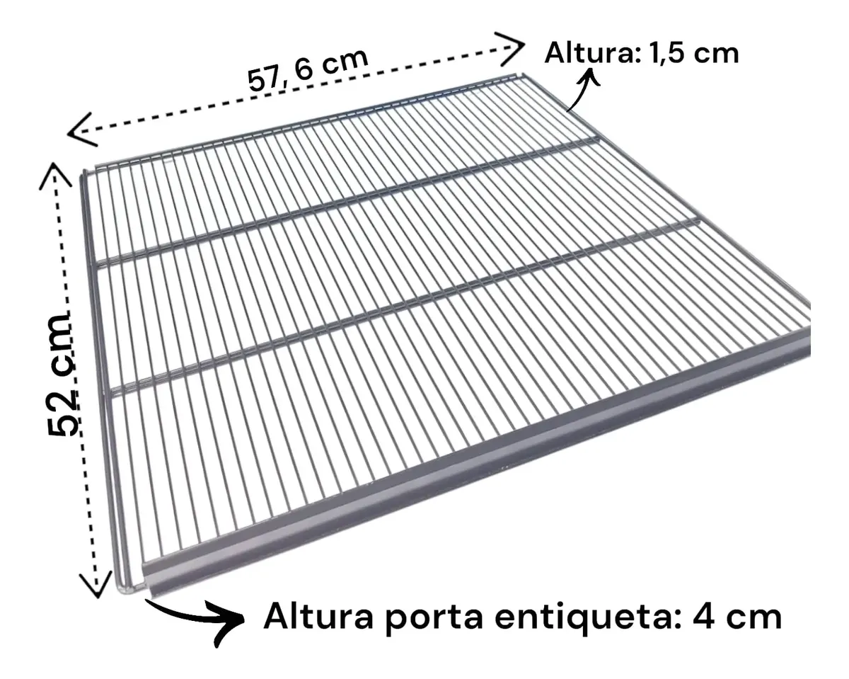 Prateleira Imbera CCV355 Preto Comercial