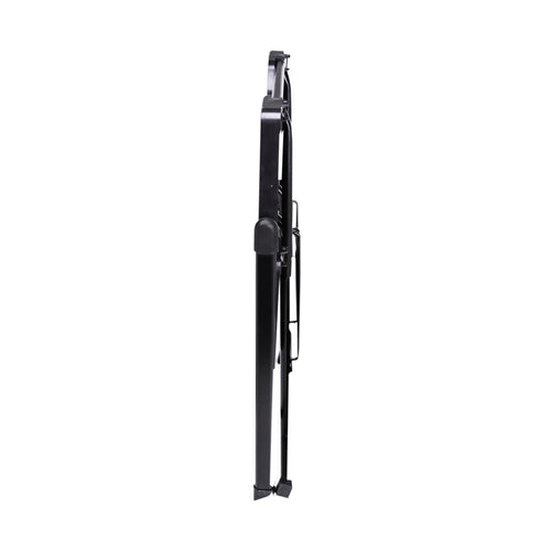 Escada Anodilar Alcance 2 Degraus Preta 120kg — vista frontal produto