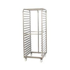 Estante aberta inox 304 IMECA para 20 assadeiras 58x70cm desmontável com rodízios