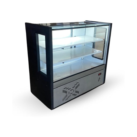 Balcão Refrigerado Termisa EXFQ 1202 1,20m 220V vitrine placa fria vidro curvo para frios bolos tortas bebidas - vista 3