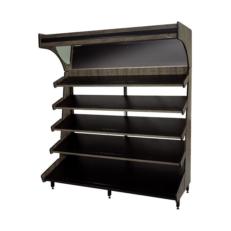 Cristal Aço Expositor Cristal Aço 1.400×2.150mm supermercado — vista 2