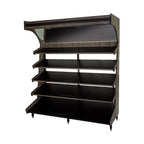 Cristal Aço Expositor Cristal Aço 1.400×2.150mm supermercado — vista 2