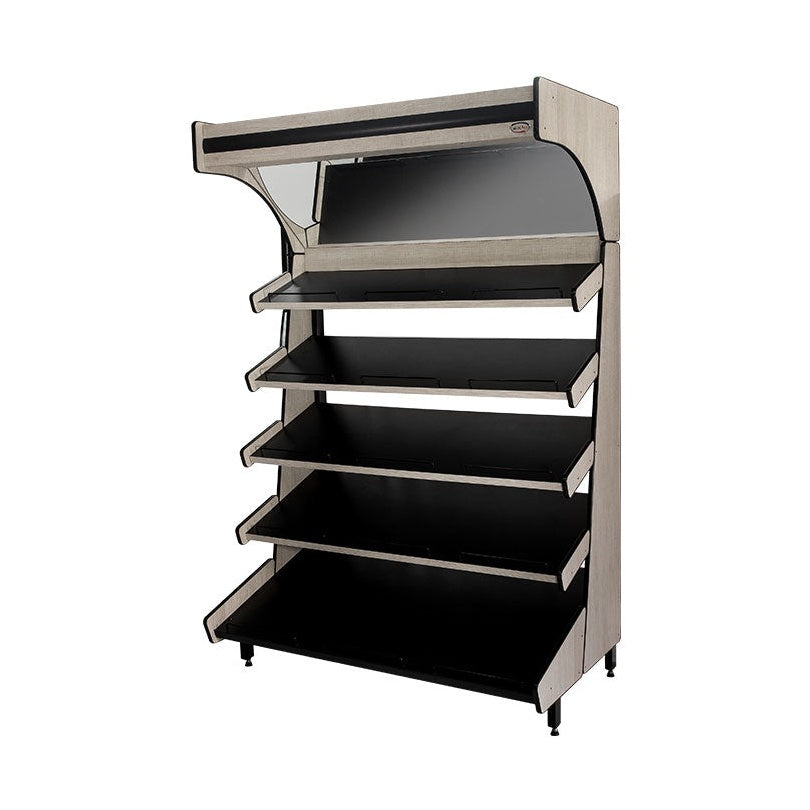 Cristal Aço Expositor Cristal Aço 1.400×2.150mm supermercado — vista 1