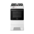 Fogão Esmaltec Ideal Top Branco — Vista frontal porta forno vidro amplo