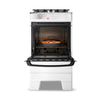 Fogão Esmaltec Ideal Top Branco — Interior forno 50L com suportes para assadeira