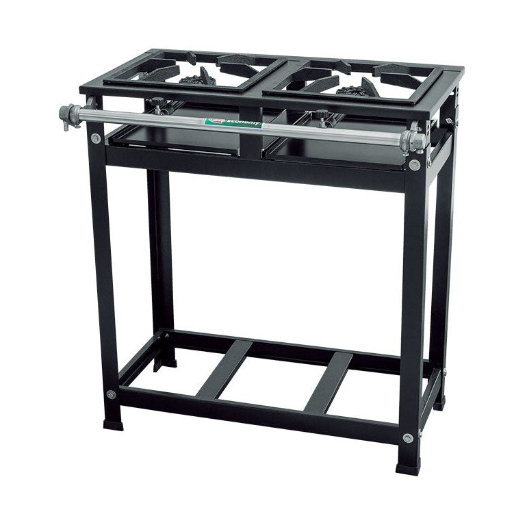 Fogão Industrial 2 Bocas Cristal Aço — Compacto para Bar e Lanchonete