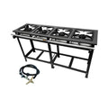 Fogão Industrial 4 Bocas 40x40 Queimador Simples Alta Pressão Linha Master Cristalaço