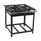 Fogão Industrial 4 Bocas Cristal Aço 40x40cm Master Alta Pressão