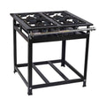 Fogão Industrial 4 Bocas Cristal Aço 40x40cm Master Alta Pressão
