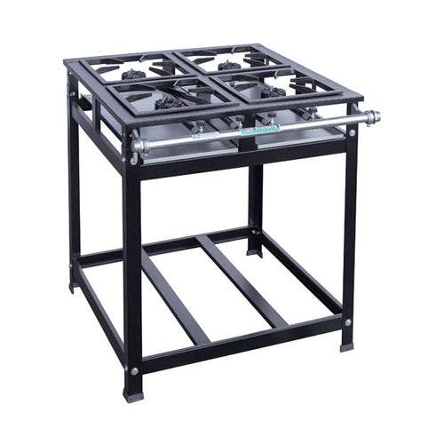 Fogao 4B 40x40 QS Inox AP Master