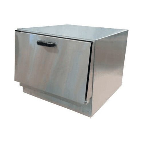 Forno para Fogao Industrial 480x590 mm Inox Tampo Inox Cristal Aco GLP BP - Vista frontal profissional