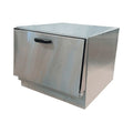 Forno para Fogao Industrial 480x590 mm Inox Tampo Inox Cristal Aco GLP BP - Vista frontal profissional