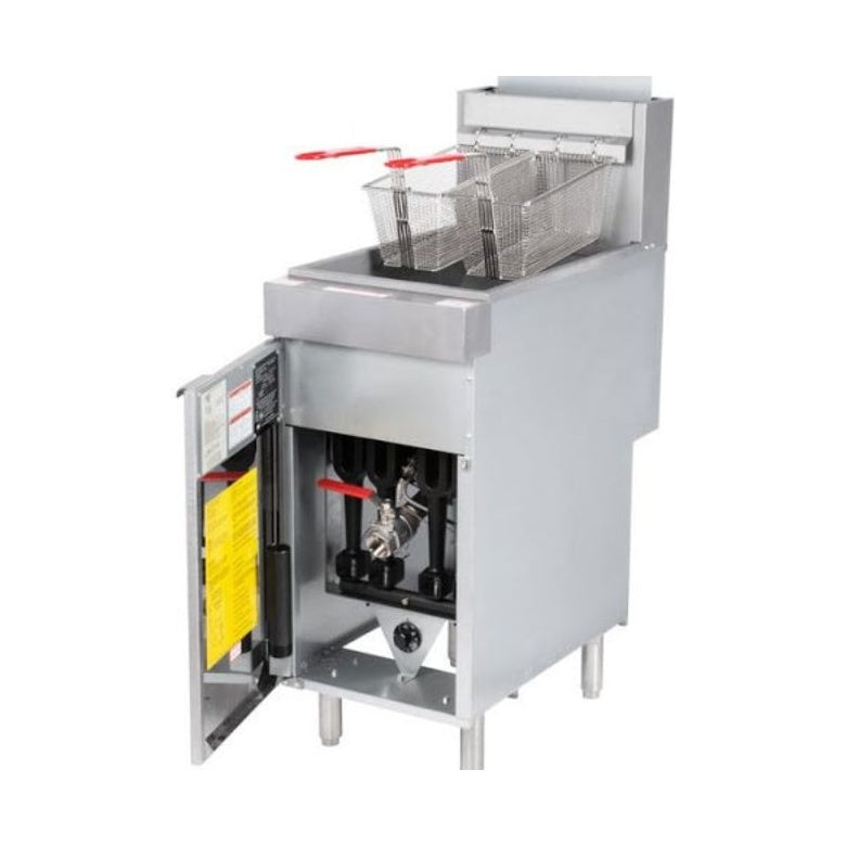 MakNorte Equipamentos Comerciais e Industriais Fritadeira LG300-2B Profissional Restaurante e Cozinha Industrial — vista 3
