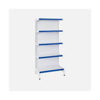 Gôndola New Plus Parede Inicial 40×30cm Preta 1,70m 5 níveis supermercado varejo