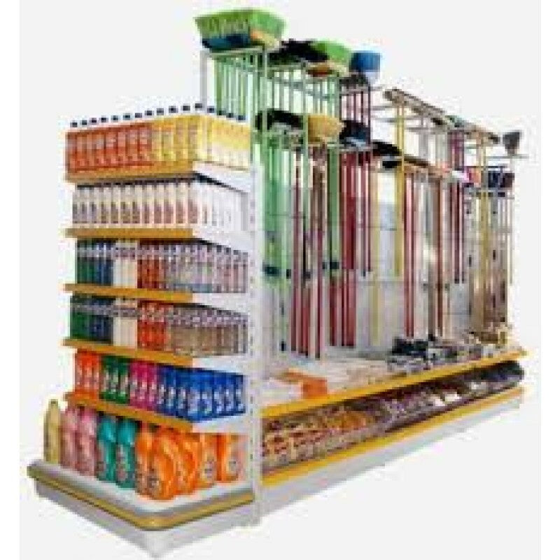 Gancho para Vassoureiro New Plus Preto S&A Gôndola Supermercado — Detalhes