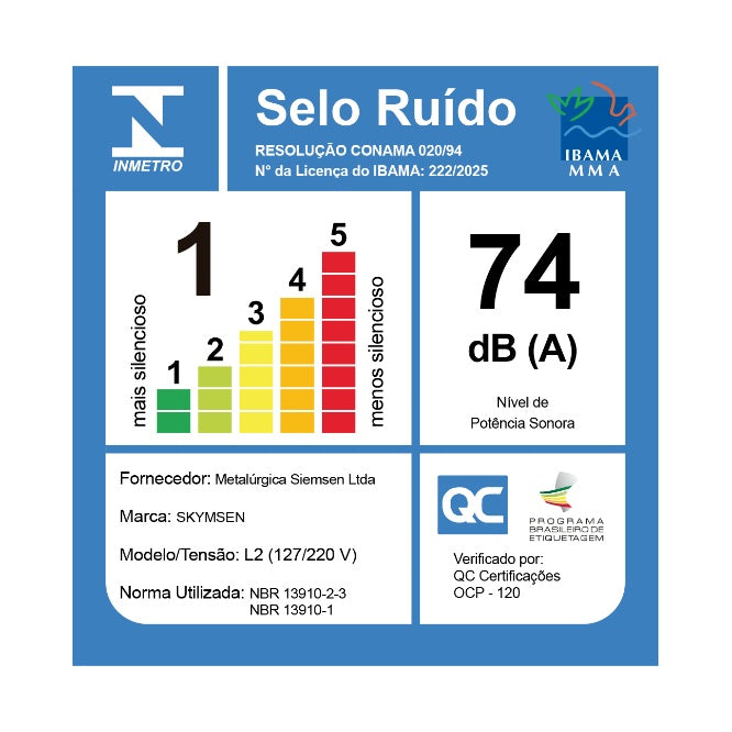 Liquidificador Comercial Inox Skymsen L2 127/220V