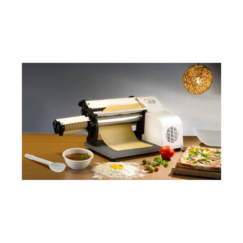 Laminador Industrial Massas Anodilar 28cm cortador 220V cinza carenagem ABS padaria pizzaria pastelaria - vista 3