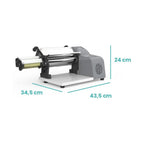 Laminador Industrial Massas Anodilar 28cm cortador 220V cinza carenagem ABS padaria pizzaria pastelaria - vista 6