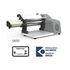 Laminador Industrial Massas Anodilar 28cm cortador 220V cinza carenagem ABS padaria pizzaria pastelaria - vista 7
