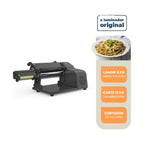 Laminador Industrial de Massas Anodilar 28cm com cortador 220V carenagem ABS nero cromado padaria pizzaria pastelaria - vista 2