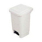 Lixeira Pedal 100L Branca Lar Plasticos