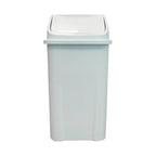 Lixeira com Pedal 100 Litros Branca Lar Plasticos Cozinha Industrial - Vista frontal profissional