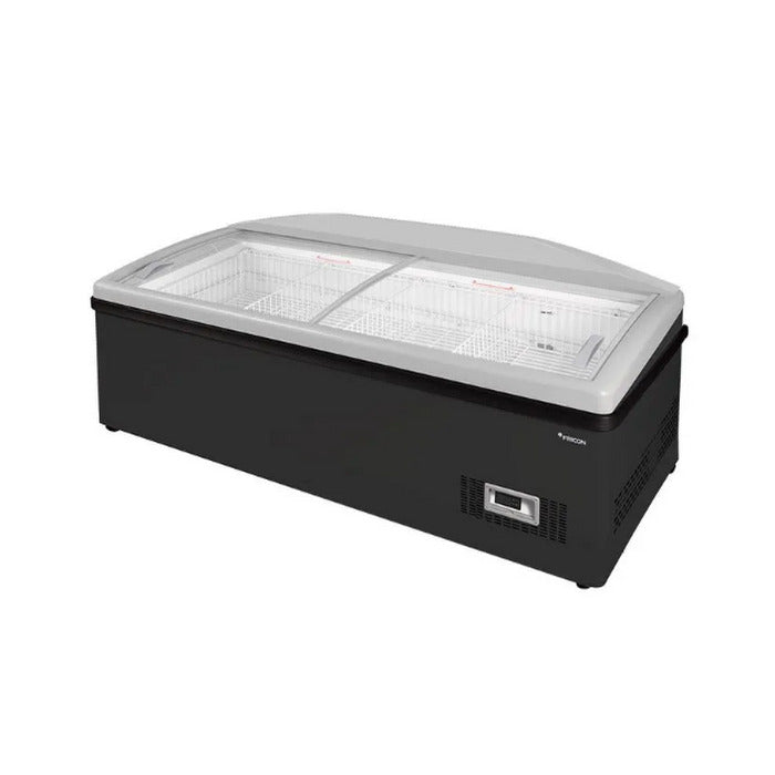 Conservador Ilha Fricon SMR1940 Preto 650L Dupla Ação Freezer Horizontal - Vista frontal