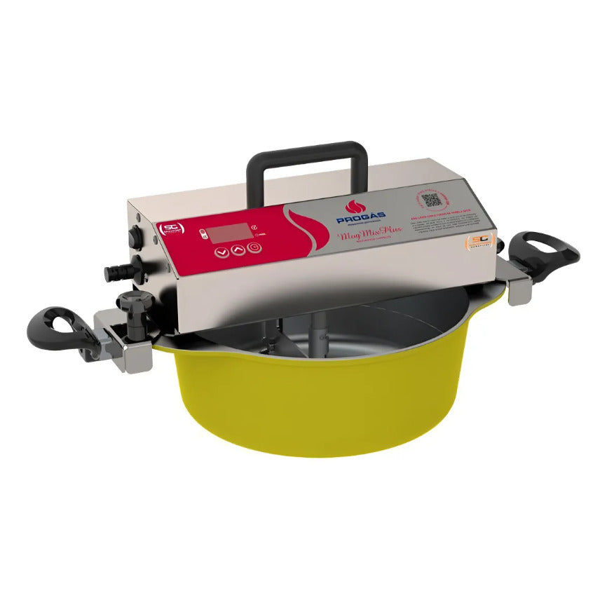 PRMOG-05 PLUS Amarelo Bivolt 5L Progás MogMix — Misturador Planetário Profissional para Confeitaria