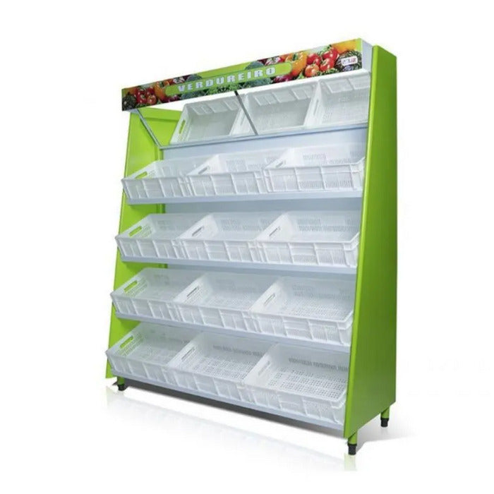 Vitrine Hortifruti 12 Caixas Polar 1,90m VASCA-190-VD - Vista profissional
