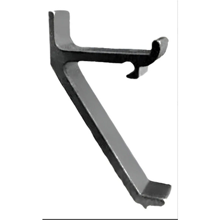 Suporte Clip Alumínio Preto para Cremalheira Fricon VCV