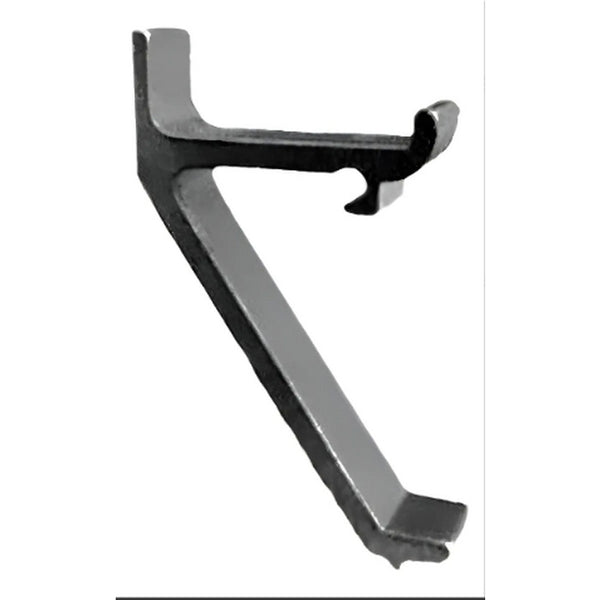 Suporte Clip Alumínio Preto para Cremalheira Fricon VCV
