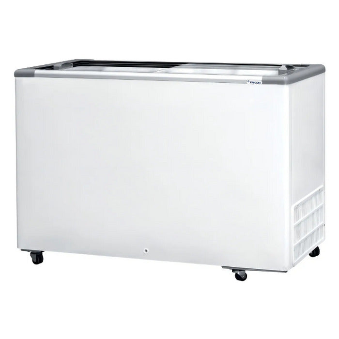 Freezer Horizontal Fricon HCEB 411 Tampa de Vidro 411 Litros - Vista frontal