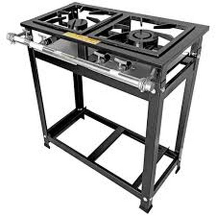 Fogão Industrial Cristal Aço Economy 2 Bocas 30x30 Baixa Pressão