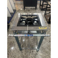 Fogão industrial Cristal Aço Master de 1 boca 40x40 em aço inox