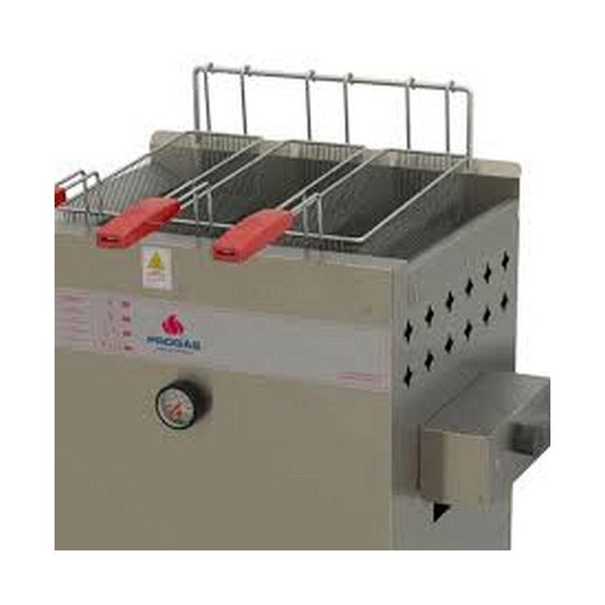 Fritadeira Progas PR-2000BPG Style — queimadores gás baixa pressão