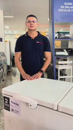 Freezer Conservador Horizontal Fricon HCED 411 Padrão 220V 2C000  — Refrigerador Dupla Ação 411 Litros 2 Tampas Cegas