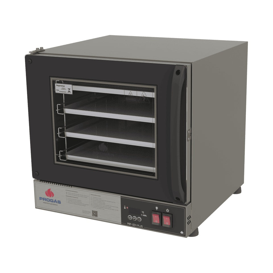 Forno Turbo Elétrico Progás PRP-004 Plus digital 220V preto 56L 4 esteiras - vista 3