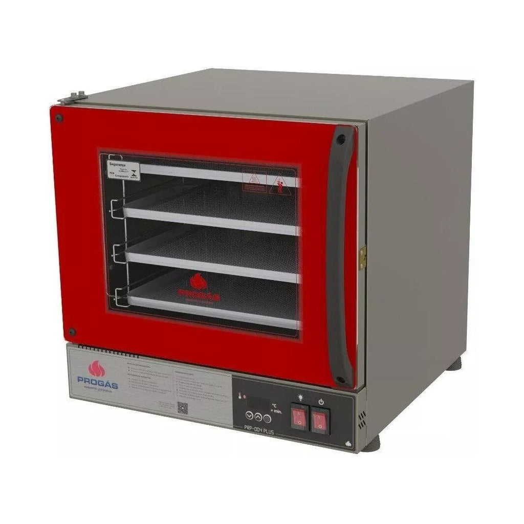 Forno Turbo Elétrico Progás PRP-004 Plus digital 220V vermelho 56L 4 esteiras - vista 5